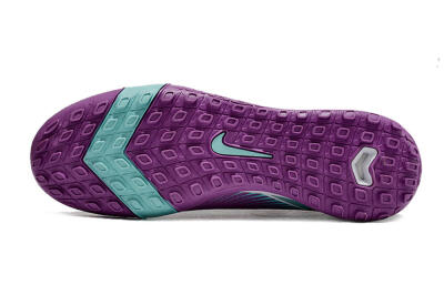 Nike Air Zoom Mercurial Superfly 10 Elite TF High-Tops Football Shoes - Purple/Jade/White