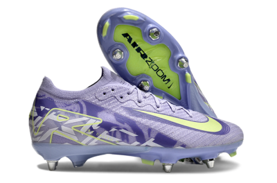Nike Air Zoom Mercurial Vapor 16 Elite SG Low-Tops Football Boots - Purple/Yellow/White