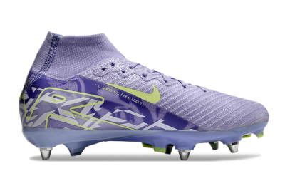 Nike Air Zoom Mercurial Superfly 10 Elite SG High-Tops Football Boots - Purple/Yellow/White