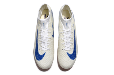 Nike Air Zoom Mercurial Superfly 10 Elite SG High-Tops Football Boots - Beige/White/Blue