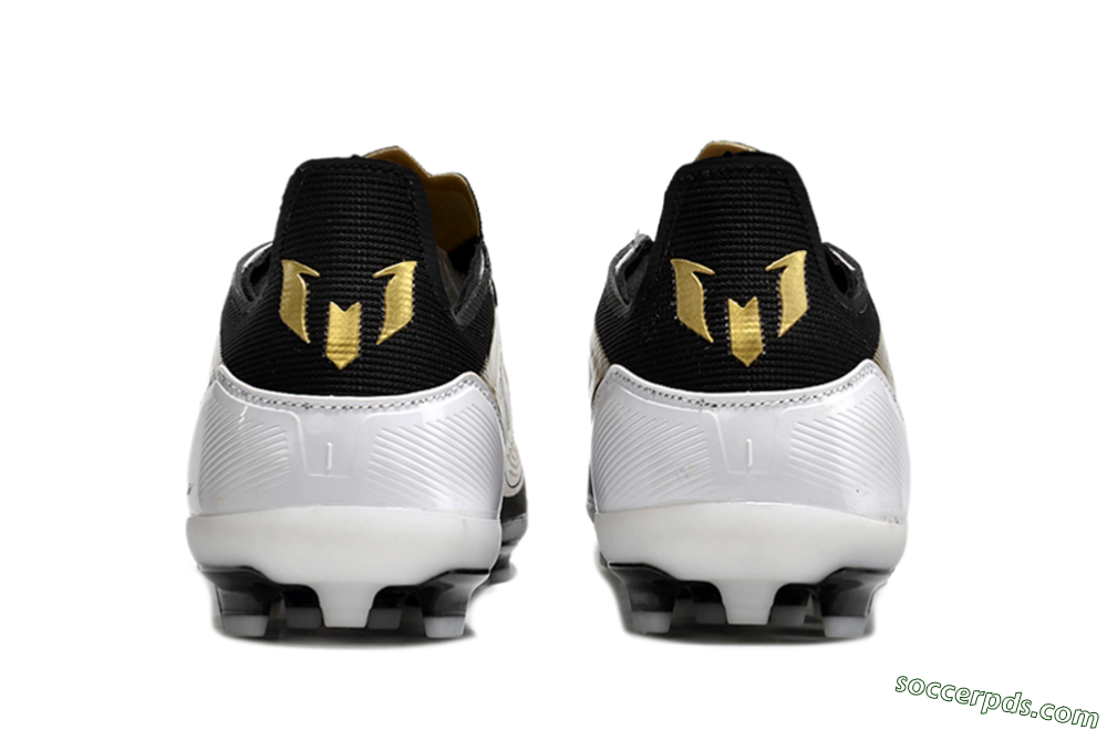 Adidas F50 Elite Messi MG Low-Tops Football Boots - Gold/Black/White 5