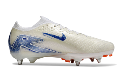 Nike Air Zoom Mercurial Vapor 16 Elite SG Low-Tops Football Boots - Beige/Blue/White