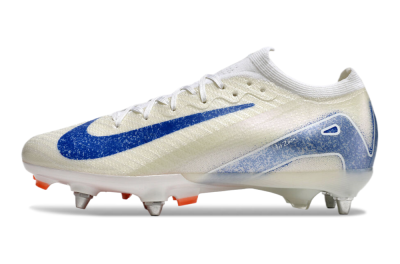 Nike Air Zoom Mercurial Vapor 16 Elite SG Low-Tops Football Boots - Beige/Blue/White