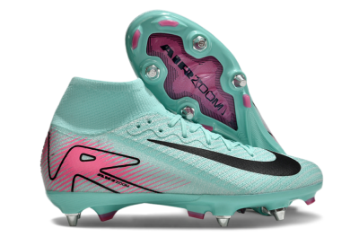 Nike Air Zoom Mercurial Superfly 10 Elite SG High-Tops Football Boots - Jade/Black/Pink