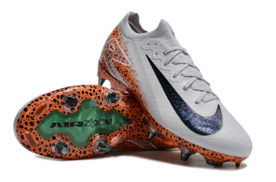 Nike Air Zoom Mercurial Vapor 16 Elite SG Low-Tops Football Boots - Grey/Black/Leopard