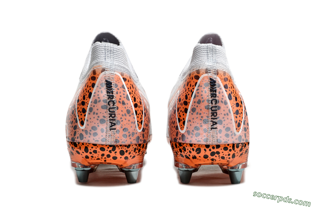 Nike Air Zoom Mercurial Vapor 16 Elite SG Low-Tops Football Boots - Grey/Black/Leopard 5
