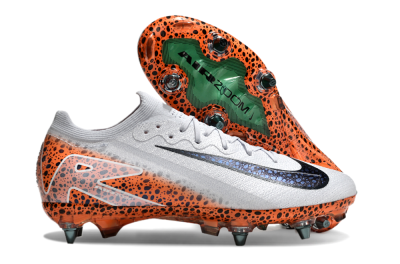 Nike Air Zoom Mercurial Vapor 16 Elite SG Low-Tops Football Boots - Grey/Black/Leopard