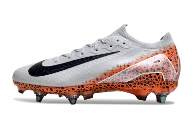 Nike Air Zoom Mercurial Vapor 16 Elite SG Low-Tops Football Boots - Grey/Black/Leopard
