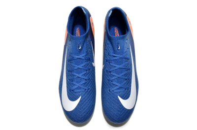 Nike Air Zoom Mercurial Superfly 10 Elite FG High-Tops Football Boots - Blue/White/Orange