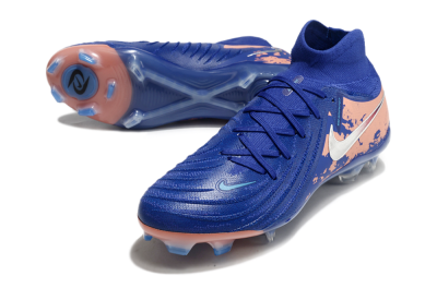 Nike Phantom Luna Elite NU FG High-Tops Football Boots - Blue/White/Red