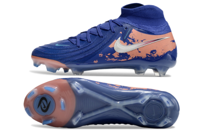 Nike Phantom Luna Elite NU FG High-Tops Football Boots - Blue/White/Red