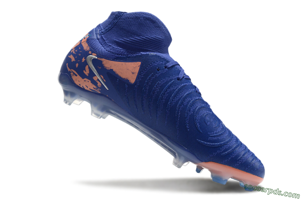 Nike Phantom Luna Elite NU FG High-Tops Football Boots - Blue/White/Red 4