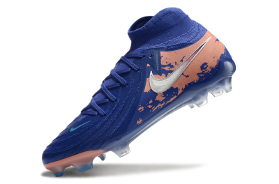 Nike Phantom Luna Elite NU FG High-Tops Football Boots - Blue/White/Red