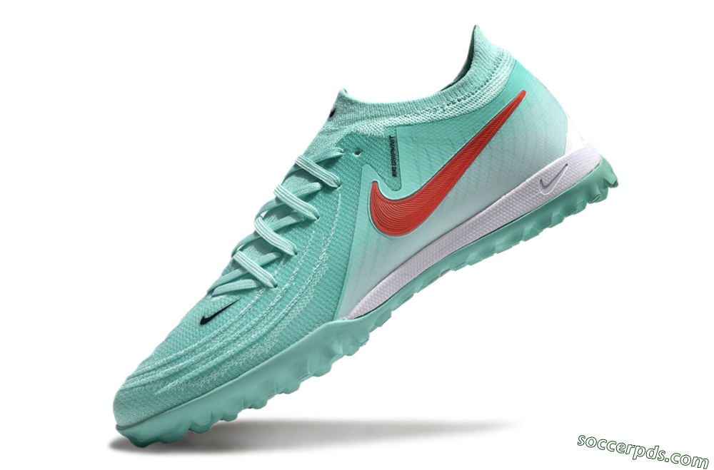 Nike Phantom GX 2 Elite TF Low-Tops Football Shoes - Jade/Red/White 5