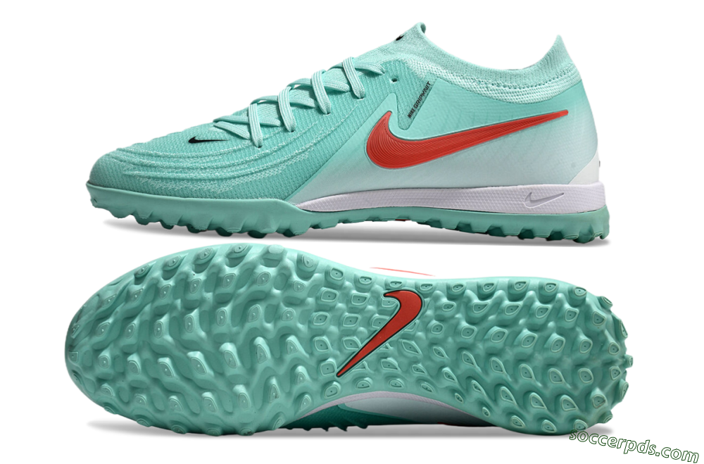 Nike Phantom GX 2 Elite TF Low-Tops Football Shoes - Jade/Red/White 0