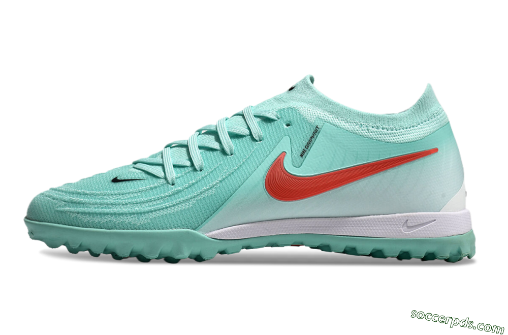 Nike Phantom GX 2 Elite TF Low-Tops Football Shoes - Jade/Red/White 2