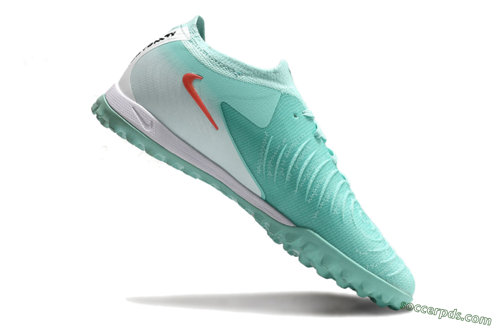 Nike Phantom GX 2 Elite TF Low-Tops Football Shoes - Jade/Red/White 4