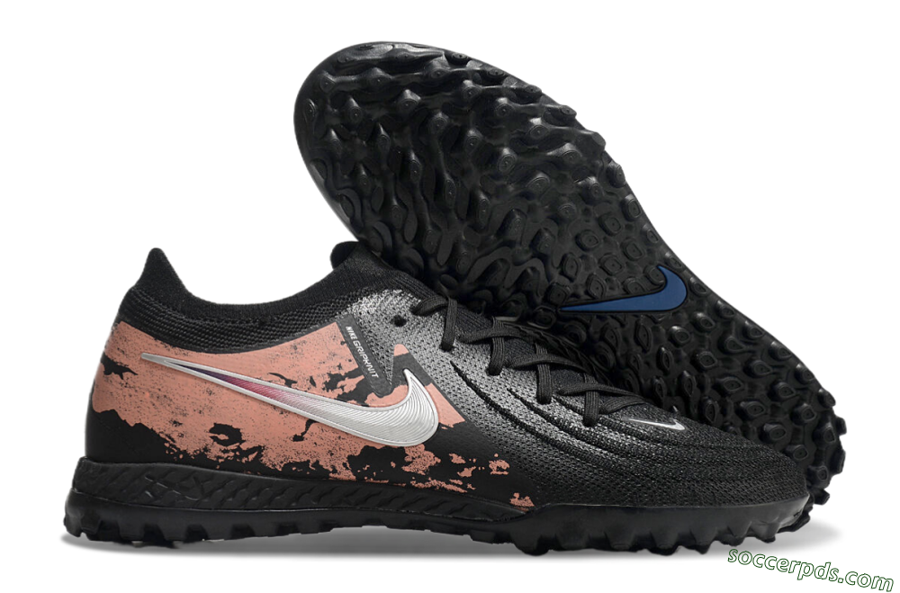 Nike Phantom GX 2 Elite TF Low-Tops Football Shoes - Black/White/Red 1