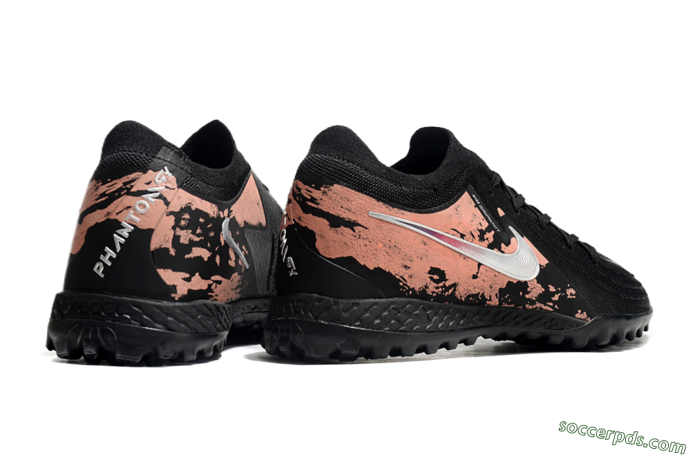 Nike Phantom GX 2 Elite TF Low-Tops Football Shoes - Black/White/Red 6