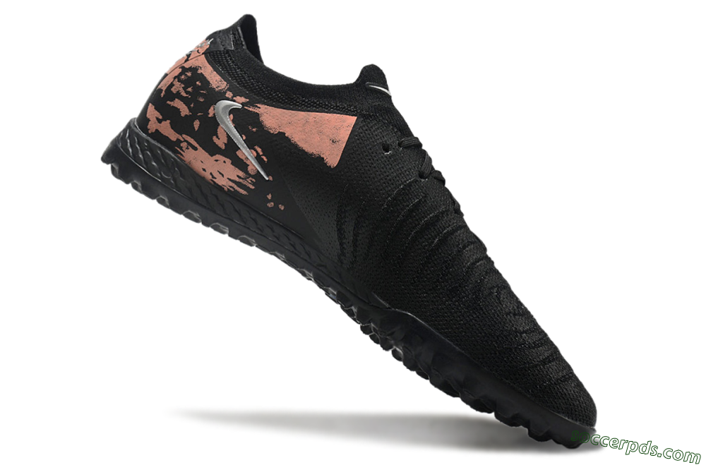 Nike Phantom GX 2 Elite TF Low-Tops Football Shoes - Black/White/Red 4