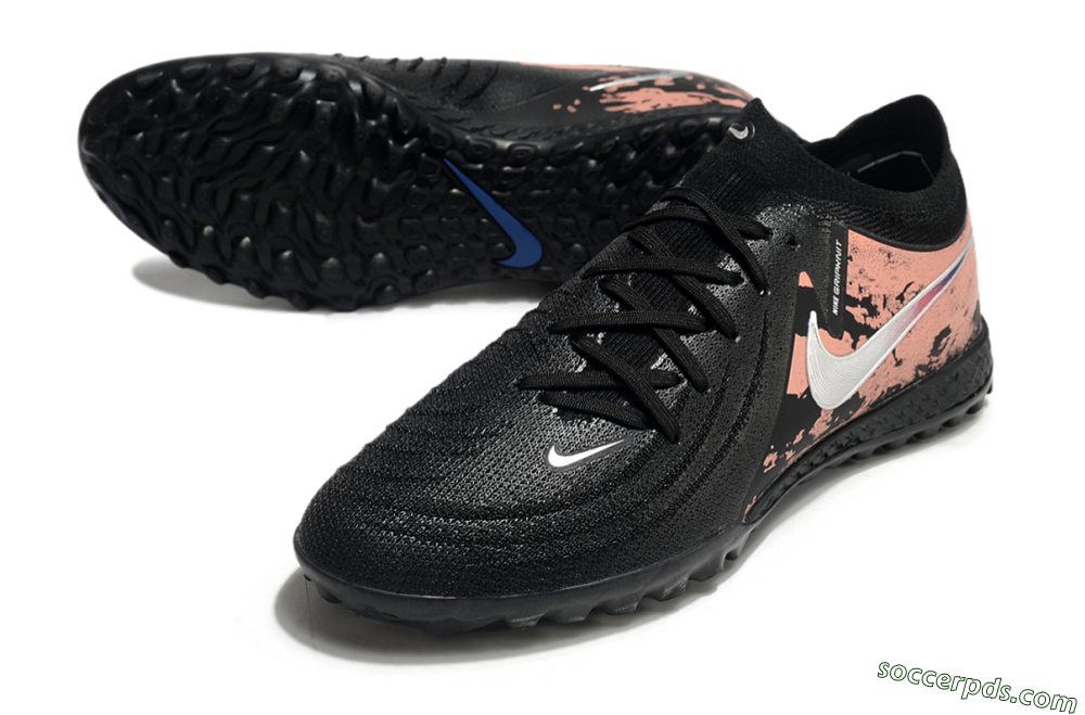 Nike Phantom GX 2 Elite TF Low-Tops Football Shoes - Black/White/Red 3