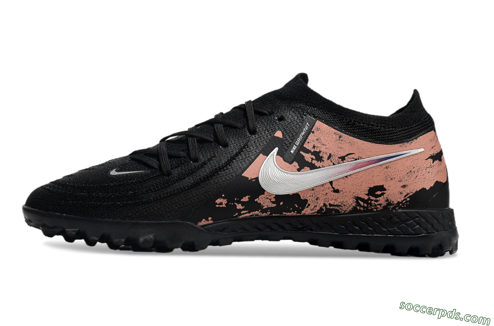 Nike Phantom GX 2 Elite TF Low-Tops Football Shoes - Black/White/Red 2