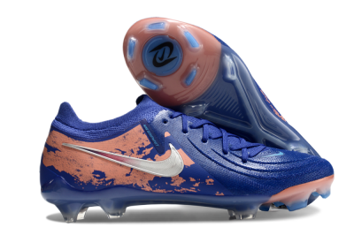 Nike Phantom Luna Elite FG Low-Tops Football Boots - Blue/White/Red