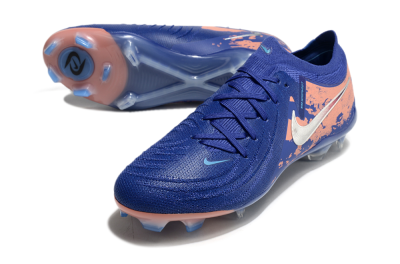 Nike Phantom Luna Elite FG Low-Tops Football Boots - Blue/White/Red