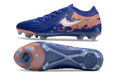 Nike Phantom Luna Elite FG Low-Tops Football Boots - Blue/White/Red