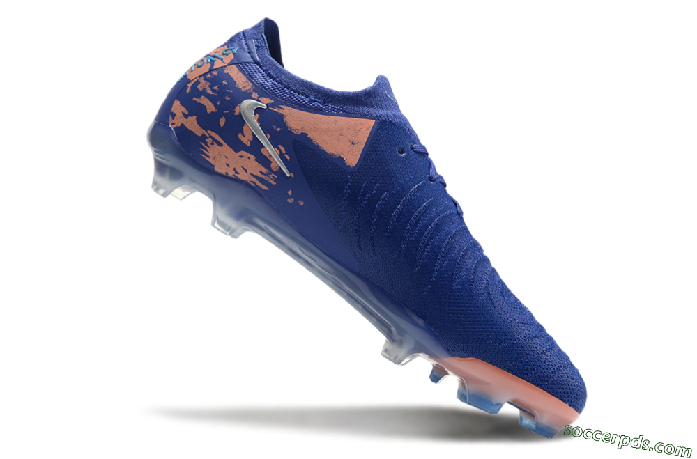 Nike Phantom Luna Elite FG Low-Tops Football Boots - Blue/White/Red 4