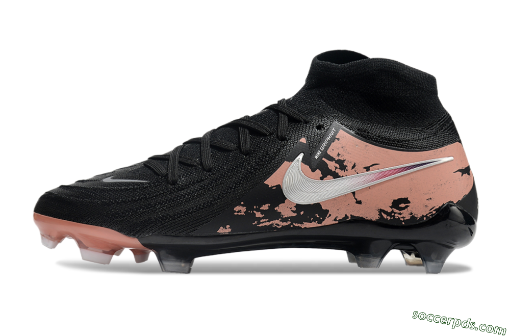 Nike Phantom Luna Elite NU FG High-Tops Football Boots - Black/White/Red 2