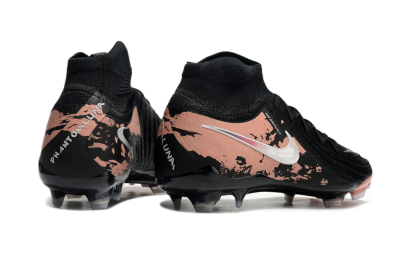 Nike Phantom Luna Elite NU FG High-Tops Football Boots - Black/White/Red