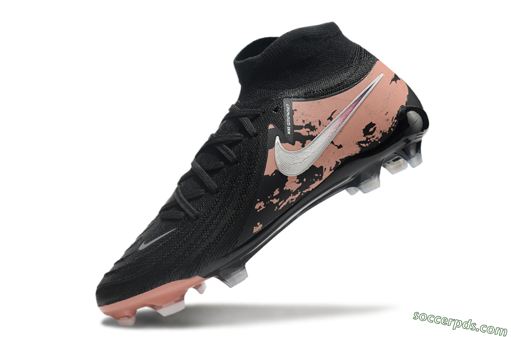Nike Phantom Luna Elite NU FG High-Tops Football Boots - Black/White/Red 5