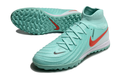 Nike Phantom Luna Elite TF High-Tops Football Shoes - Jade/Red/White