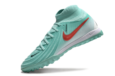 Nike Phantom Luna Elite TF High-Tops Football Shoes - Jade/Red/White