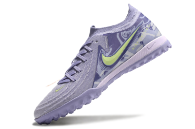 Nike Phantom GX 2 Elite TF Low-Tops Football Shoes - Purple/Yellow/White