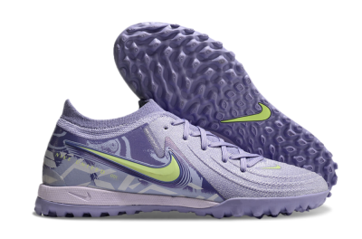 Nike Phantom GX 2 Elite TF Low-Tops Football Shoes - Purple/Yellow/White