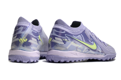 Nike Phantom GX 2 Elite TF Low-Tops Football Shoes - Purple/Yellow/White