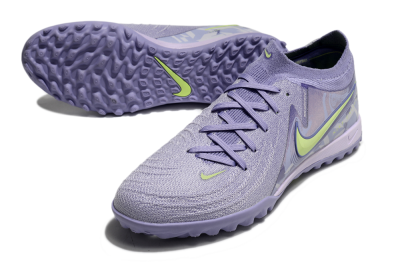 Nike Phantom GX 2 Elite TF Low-Tops Football Shoes - Purple/Yellow/White