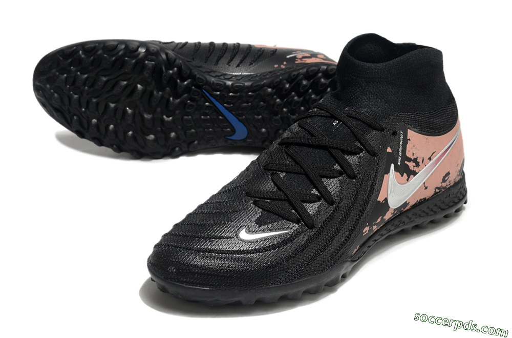 Nike Phantom Luna Elite TF High-Tops Football Shoes - Black/White/Red 3