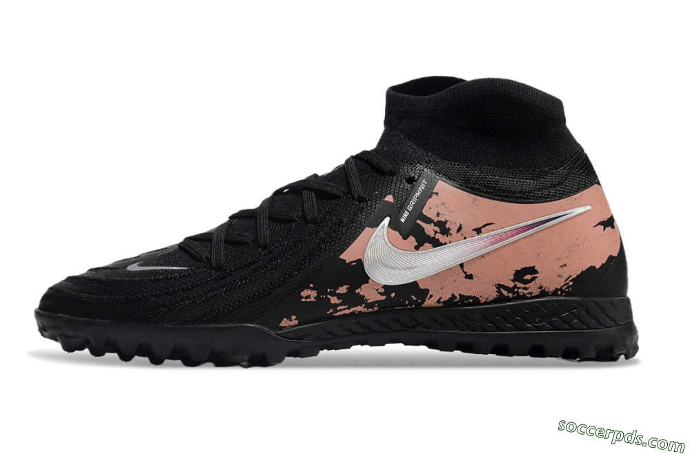 Nike Phantom Luna Elite TF High-Tops Football Shoes - Black/White/Red 2