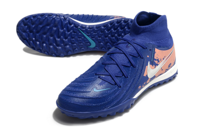 Nike Phantom Luna Elite TF High-Tops Football Shoes - Blue/White/Red