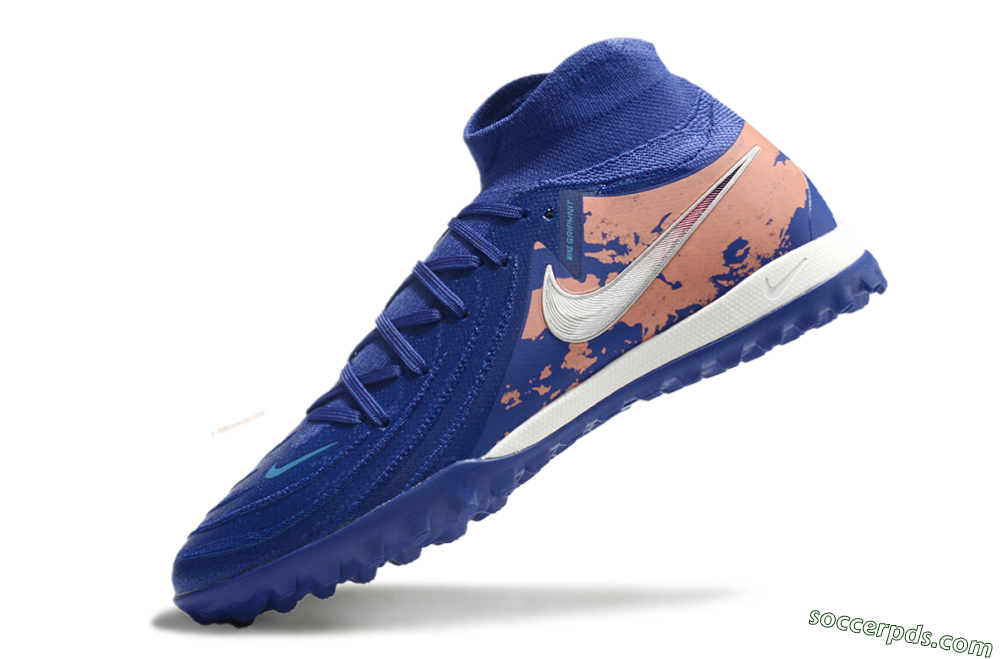 Nike Phantom Luna Elite TF High-Tops Football Shoes - Blue/White/Red 5