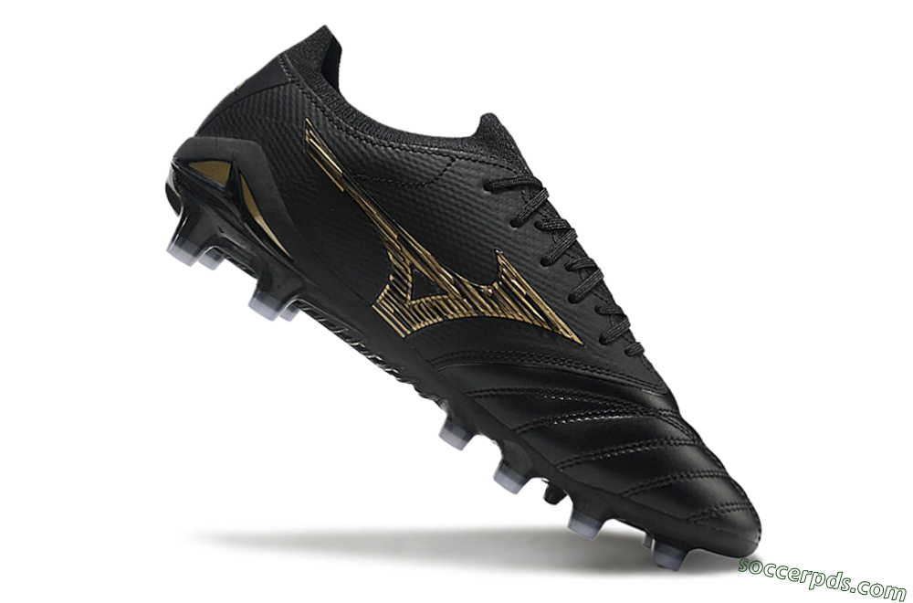 Mizuno Morelia Neo 3 FG Low-Tops Football Boots - Black/Gold 5