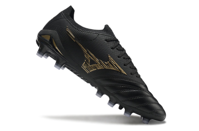 Mizuno Morelia Neo 3 FG Low-Tops Football Boots - Black/Gold