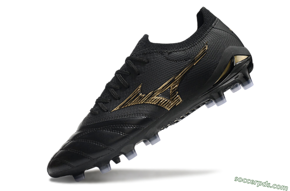Mizuno Morelia Neo 3 FG Low-Tops Football Boots - Black/Gold 6