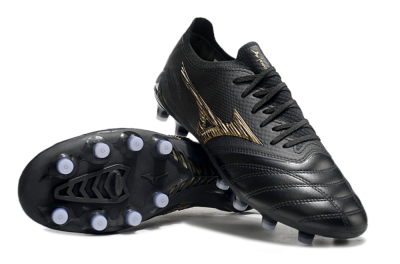 Mizuno Morelia Neo 3 FG Low-Tops Football Boots - Black/Gold