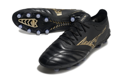 Mizuno Morelia Neo 3 FG Low-Tops Football Boots - Black/Gold