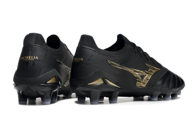 Mizuno Morelia Neo 3 FG Low-Tops Football Boots - Black/Gold