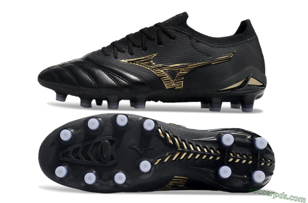 Mizuno Morelia Neo 3 FG Low-Tops Football Boots - Black/Gold 0